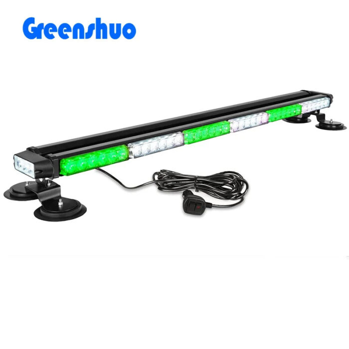 38inch Car Led Roof Light Traffic Emergency Light Bar Four Sides Strobe Warning Light for trucks