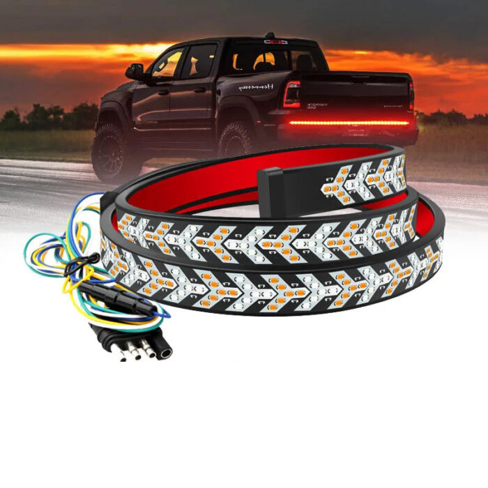 48inch 60inch Fishbone Taillights Led Tailgate Strip Light with Turn Signal Brake Reverse For Jeep Pickup Suv