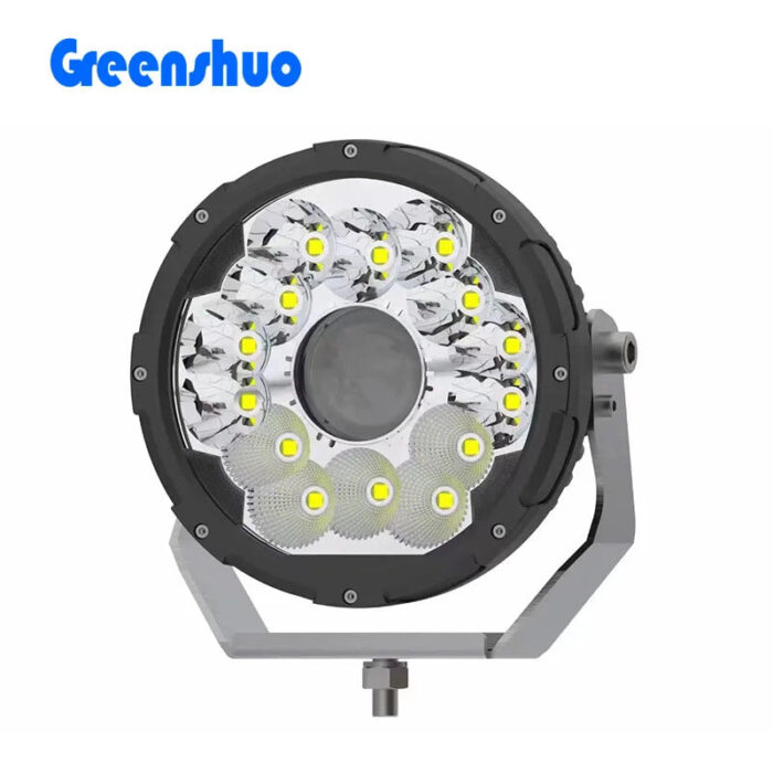 High Performance Waterproof 7inch Amber White Offroad Round Led Driving Work Light For Jeep Jk 4x4 Truck