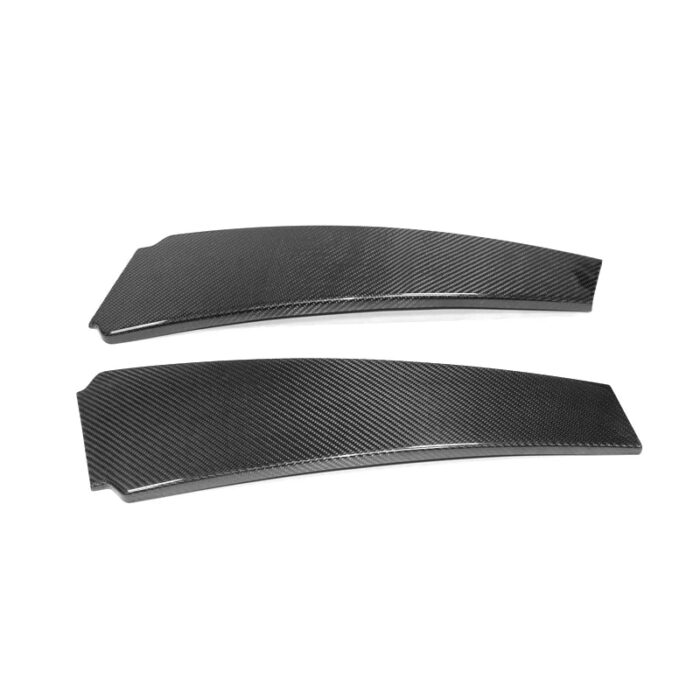 2pcs Car carbon fiber middle column window B-pillar trim cover Suitable for Maserati Quattroporte 2013-up