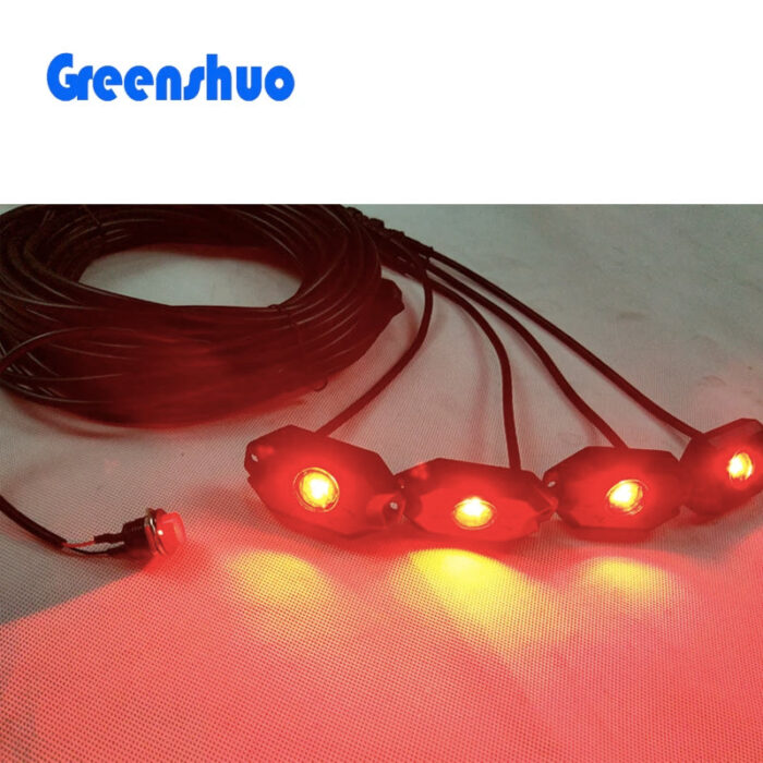 Red Strobe Underglow Light Kits with Wire Harness Pure Led Rock Light