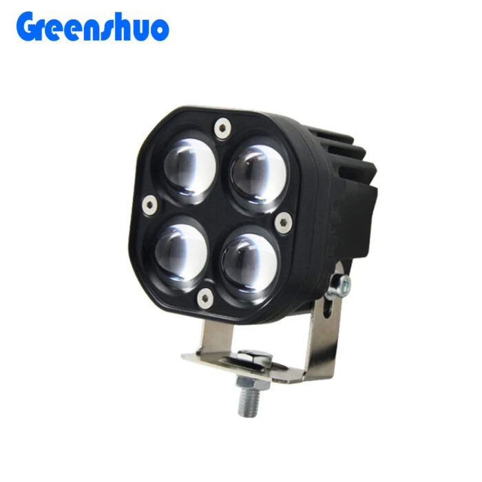 40W 5D Led Work Light White Yellow Auxiliary Light Cube Spot Beam For Offroad 4x4 Motorcycle