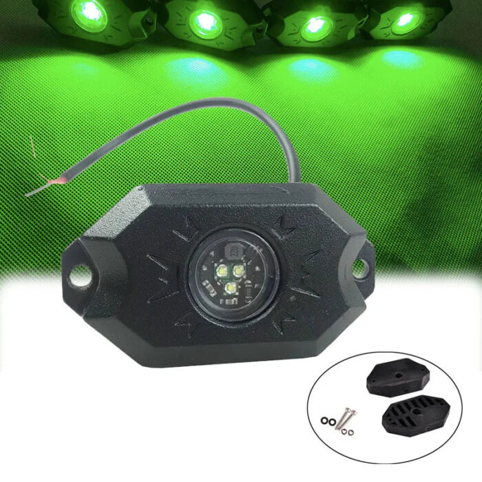 Wholesale Single Color 9W White Amber Green Led Rock Light Underglow Led Pod for Jeep 4x4 Truck