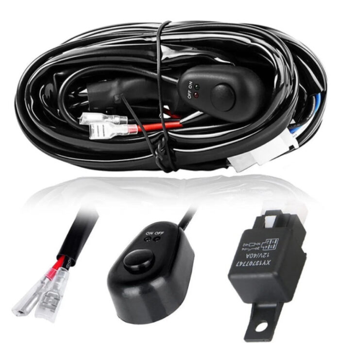 2M 12v 40a 14awg Auto Wiring Harness Kit For Led Light Bar Fog Light