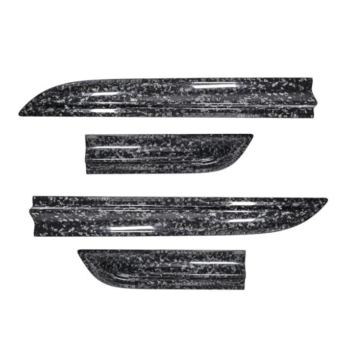 for Macan 2014-up year 95B upgrade third generation dry carbon fiber door panel side skirts door trim forged carbon fiber - Image 1