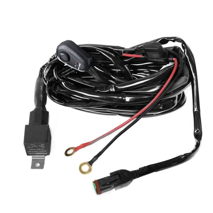 High Power Light Bar 2M 14awg DT Connector Wire Harness For Off Road Light