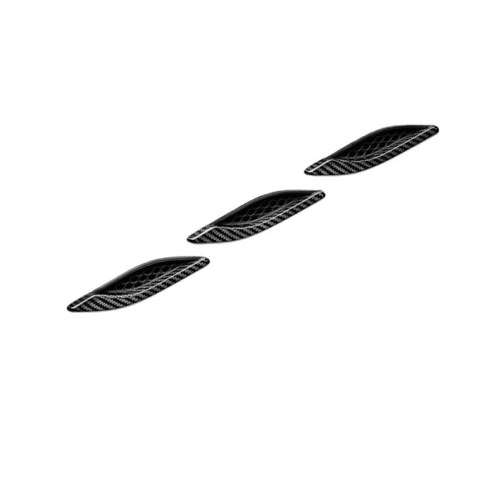 6 pcs Car fenders Air vents Decorative covers carbon fiber leaf board for Maserati series