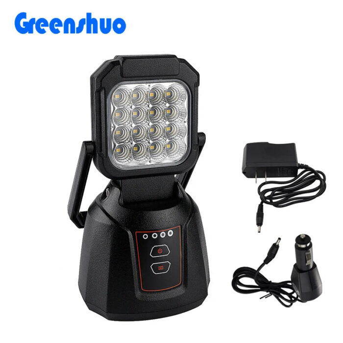 New 4 Modes Multifunctional Portable Rechargeable Work Light Led Search Light Magnetic Base Handheld Led working Light
