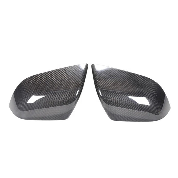 2PCS Car Carbon Fiber Rear View Mirror Housing Side Wing Rear Mirror Cover For Tesla model 3 2017-2019