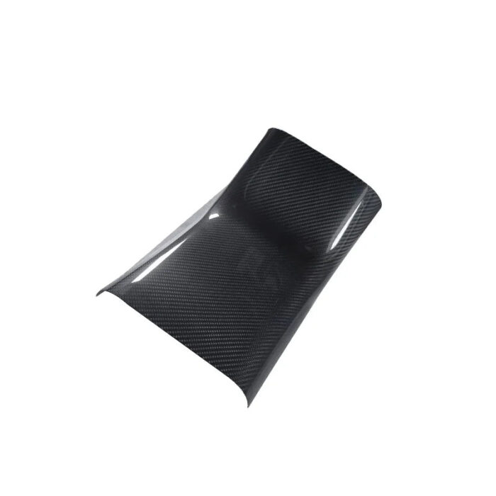 1 pc carbon fiber centre armrest back panel cover trim car interior accessories for Tesla model 3 2019-2020