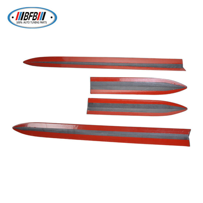 100% Real Carbon Fiber Car Body Door Trim - For Tesla Model 3 - Matte Carbon Fiber Anti-Collision Scratch Decorative Skirt Edge - Image 5