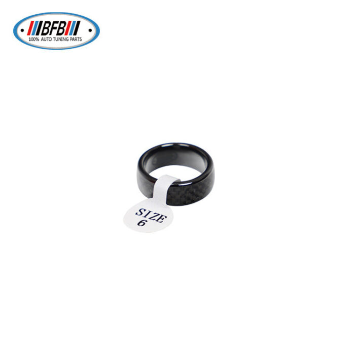 100% Real Carbon Fiber Ring Chip - For Tesla Model 3 Y X S - Carbon Fiber Smart Ring for Start Sensing