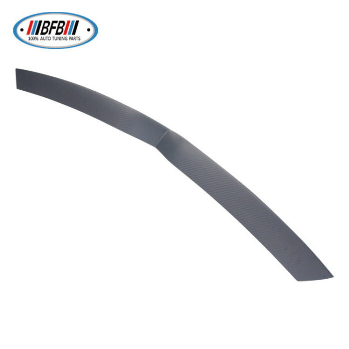 100% Real Carbon Fiber Front Lip Mesh Trim Frame - For Tesla Model X - Matte Carbon Fiber Mesh Grille Bright