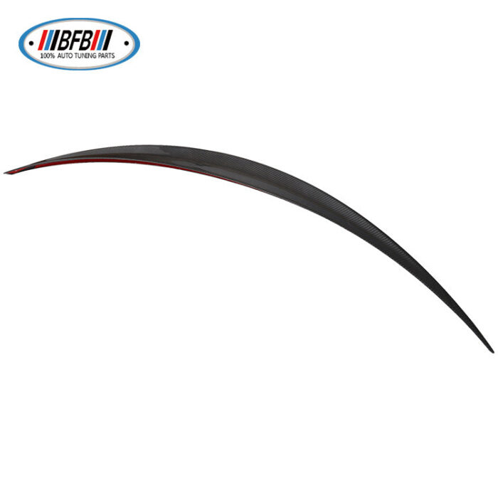 100% Real Carbon Fiber Rear Spoiler Wing - For Tesla Model Y - Dry Carbon Fiber Tail Wing Trunk Spoiler