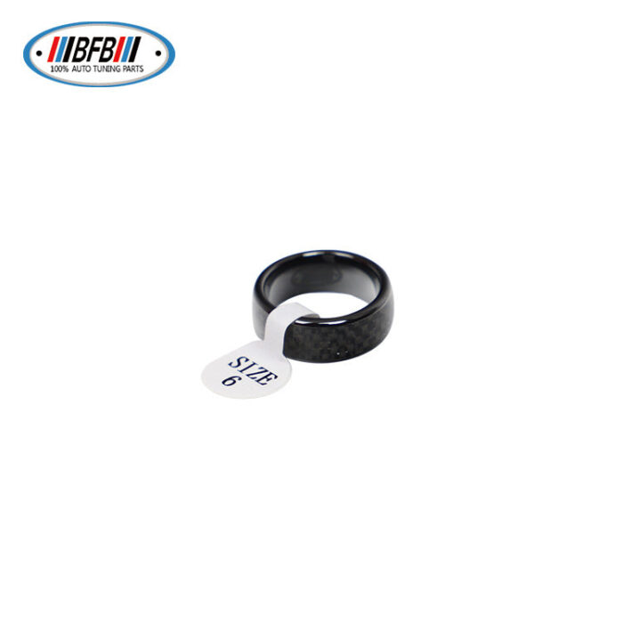 100% Real Carbon Fiber Ring Chip - For Tesla Model 3 Y X S - Carbon Fiber Smart Ring for Start Sensing