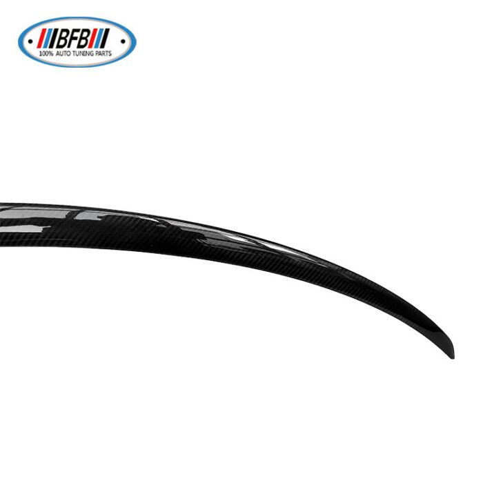 100% Real Carbon Fiber Rear Spoiler Wing - For Tesla Model Y - Dry Carbon Fiber Bright Tail Wing Factory Version Trunk