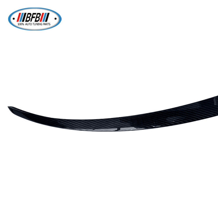 100% Real Carbon Fiber Rear Spoiler Wing - For Tesla Model Y - Dry Carbon Fiber Bright Tail Wing Factory Version Trunk