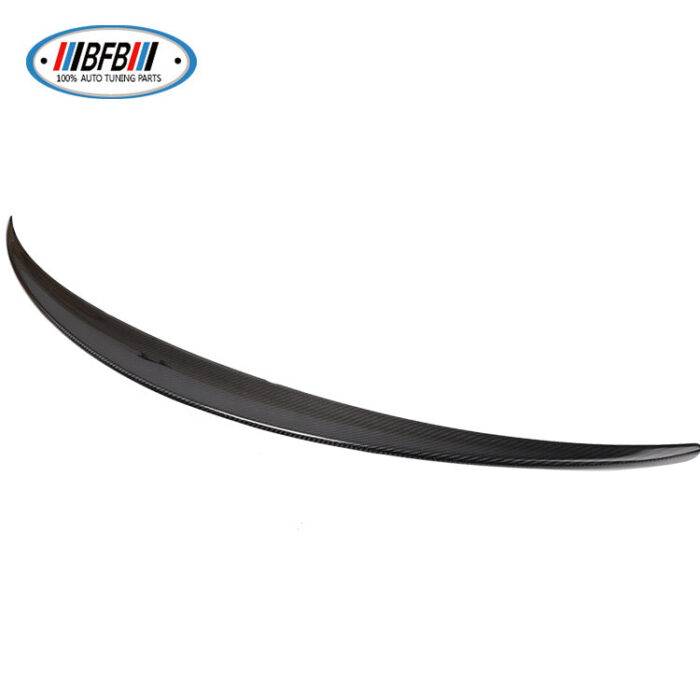 100% Real Carbon Fiber Rear Spoiler Wing - For Tesla Model Y - Dry Carbon Fiber Tail Wing Trunk Spoiler