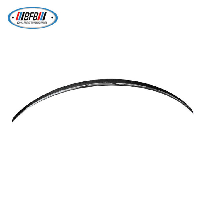 100% Real Carbon Fiber Rear Spoiler Wing - For Tesla Model Y - Dry Carbon Fiber Bright Tail Wing Factory Version Trunk