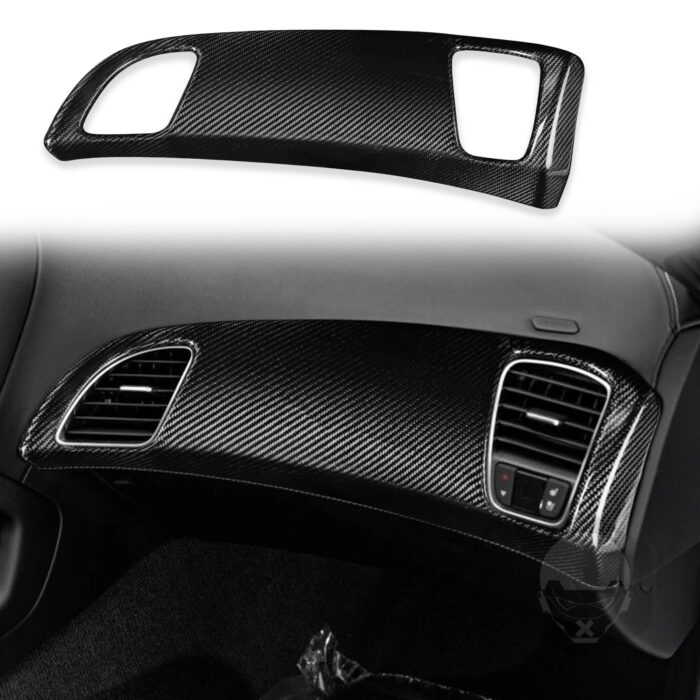 Real Carbon Fiber Dashboard Air Outlet Panel Trim Cover For Chevrolet Corvette C7 2014-2019 Car Interior Protective Accessory