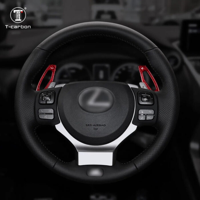 Steering Wheel Paddle Shifter Fit For Lexus NX IS T-carbon Shifting Paddle Extension Auto Interior Accessories