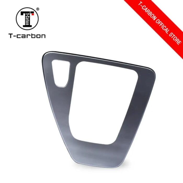 T-CARBON Aluminum Gear Box Cover Decorative sticker for BMW E90