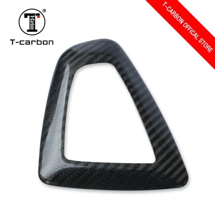 T-CARBON Carbon Fiber Gear Cover Decorative sticker For BMW F30
