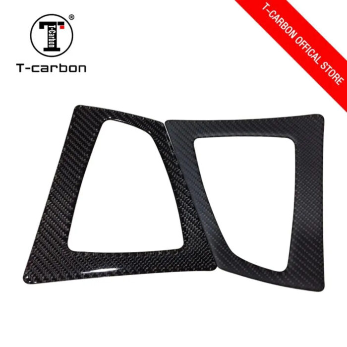 T-CARBON Fiber Style Gear Box Panel Cover Decorative sticker For BMW F30