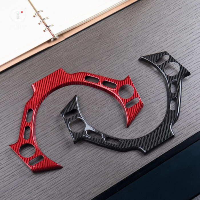 T-carbon Car Steering Wheel Decorative Patch For Nissan GTR Carbon Fiber Decorative Accessories