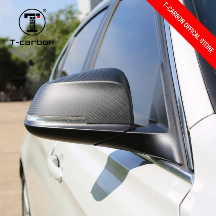 T-carbon Carbon Fiber Cover Style Mirror Covers for BMW f30