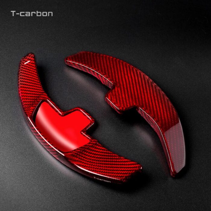 T-carbon Carbon Fiber Steering Wheel Extension Paddle Shift For Mercedes Benz AMG A45 C63 CLA45 GLE GLA CLS GLS W205 W213