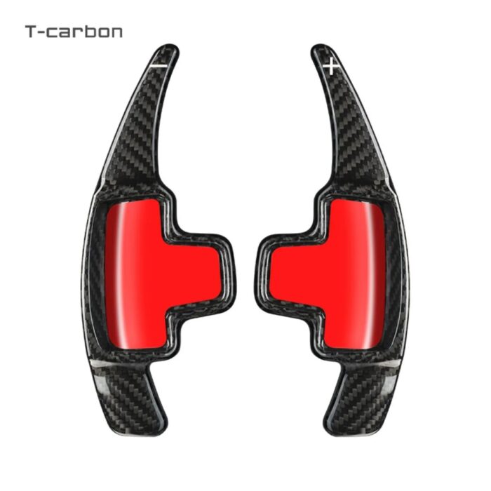 T-carbon Carbon Fiber Steering Wheel Shift Paddles For Mercedes benz CLA GLA GLK Paddle Shifter - Image 1